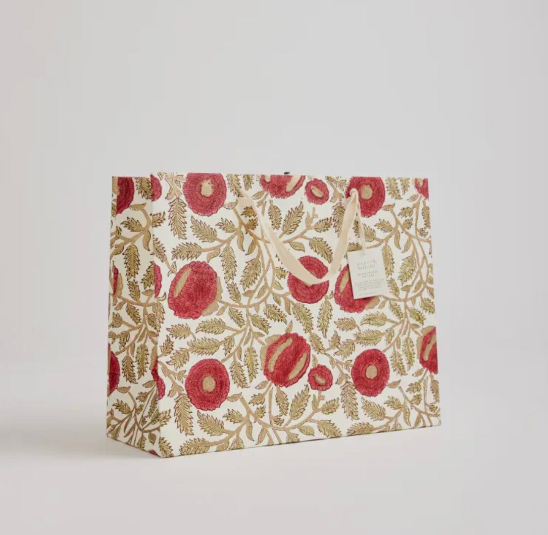 Hand Block Printed Gift Bags