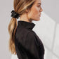 Faux Leather Scrunchie