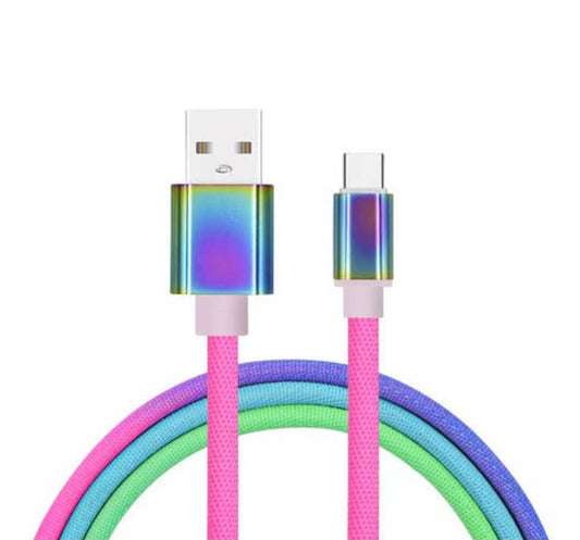 6FT Rainbow Charger Cable - iPhone