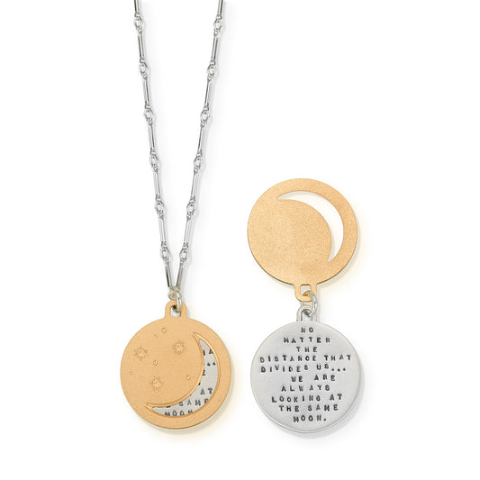 Looking At The Same Moon….Necklace