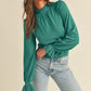 Sweater with frill detail on cuff