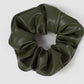 Faux Leather Scrunchie