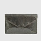 Black Rhinestone Envelope Clutch Bag