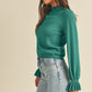 Sweater with frill detail on cuff