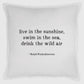 Live in the Sunshine Pillow