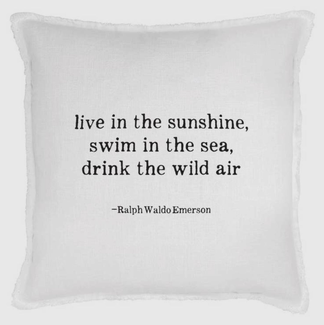 Live in the Sunshine Pillow