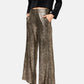 Gold Animal Print Pant