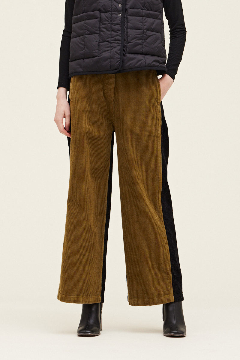 Two Tone Corduroy Pants