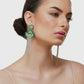 Green Bead Earrings