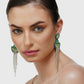 Green Bead Earrings