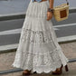 White Crochet Skirt