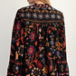 Black Floral Print Shirt