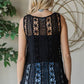 Black Crochet Top