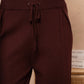 Burgundy Knit Pants