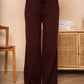 Burgundy Knit Pants