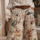 Wide Leg Print Pant
