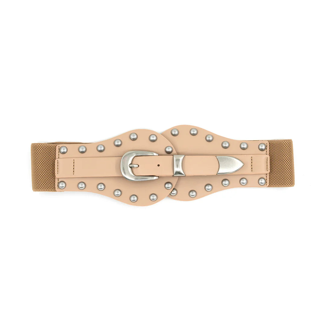 Wide Studded Belt