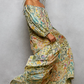 Off Shoulder Floral Maxi Dress