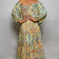 Off Shoulder Floral Maxi Dress