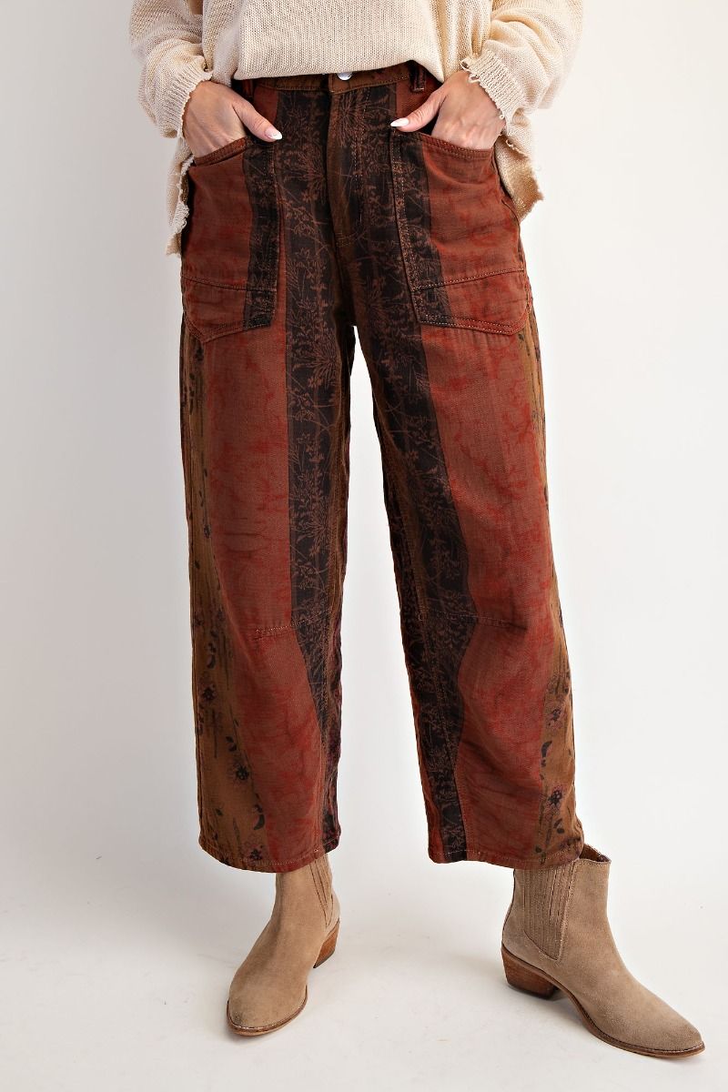 Rust Barrel Jean