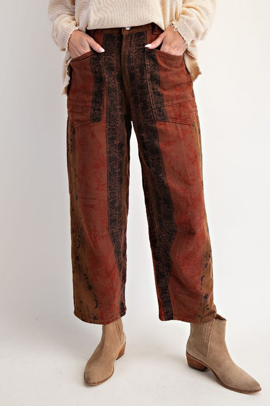 Rust Barrel Jean