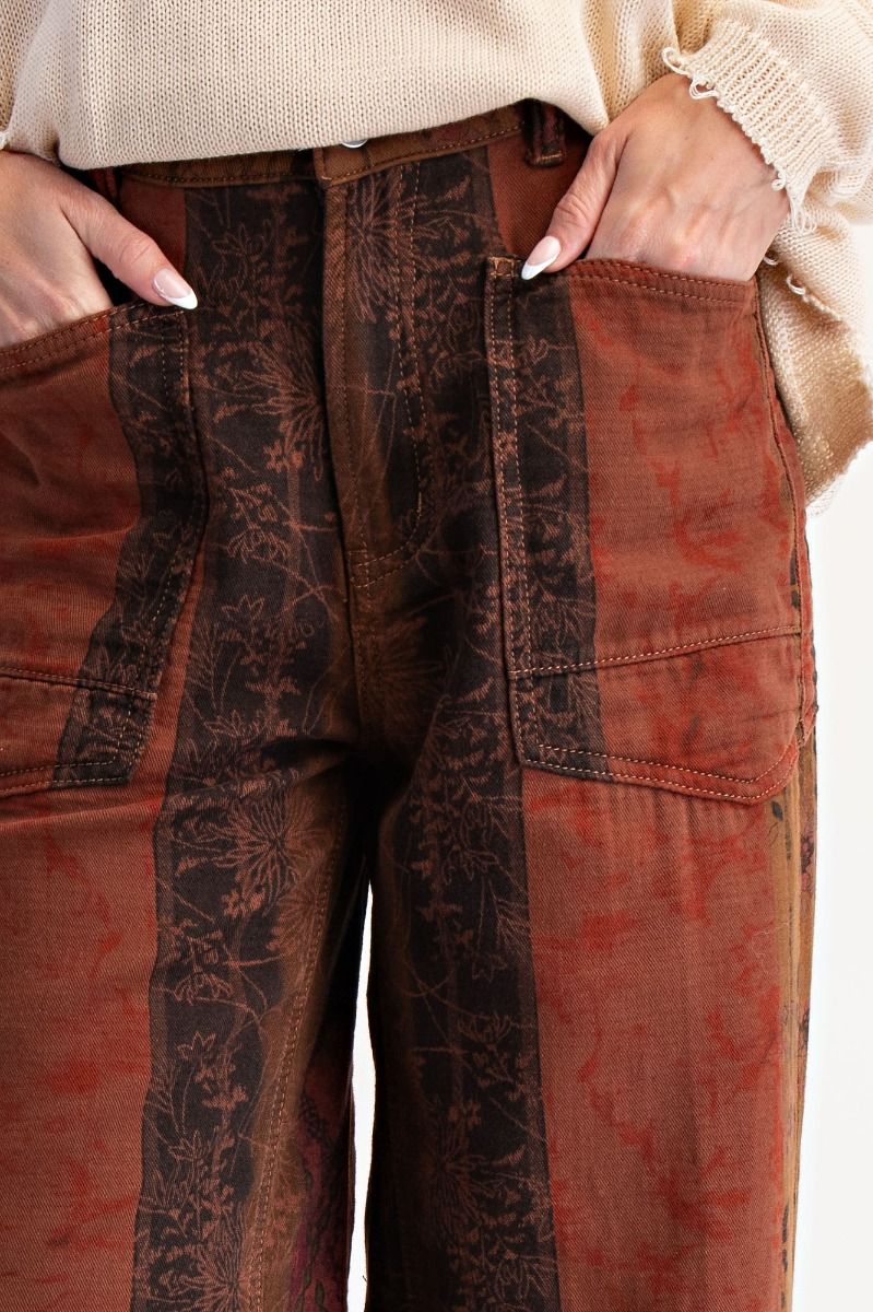 Rust Barrel Jean