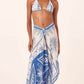 Blue & White Sarong Skirt
