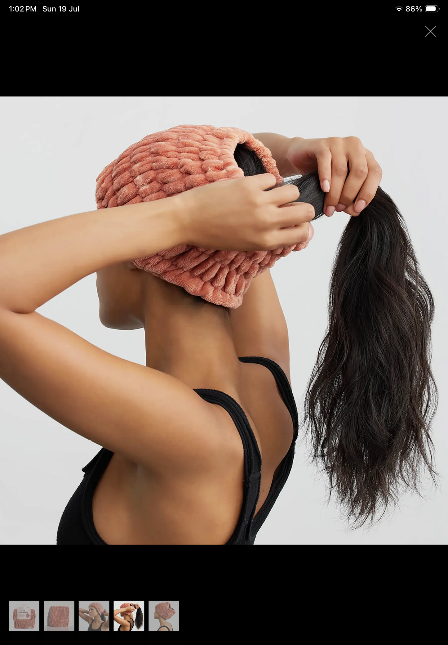 Extra Wide Spa Headband