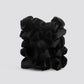 5 Pack Black Satin Scrunchies