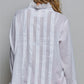 White Ruffle Shirt