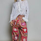 White Ruffle Shirt