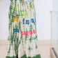 Green Tie Dye Maxi Skirt