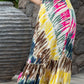 Tie Dye Print Silky Maxi Skirt