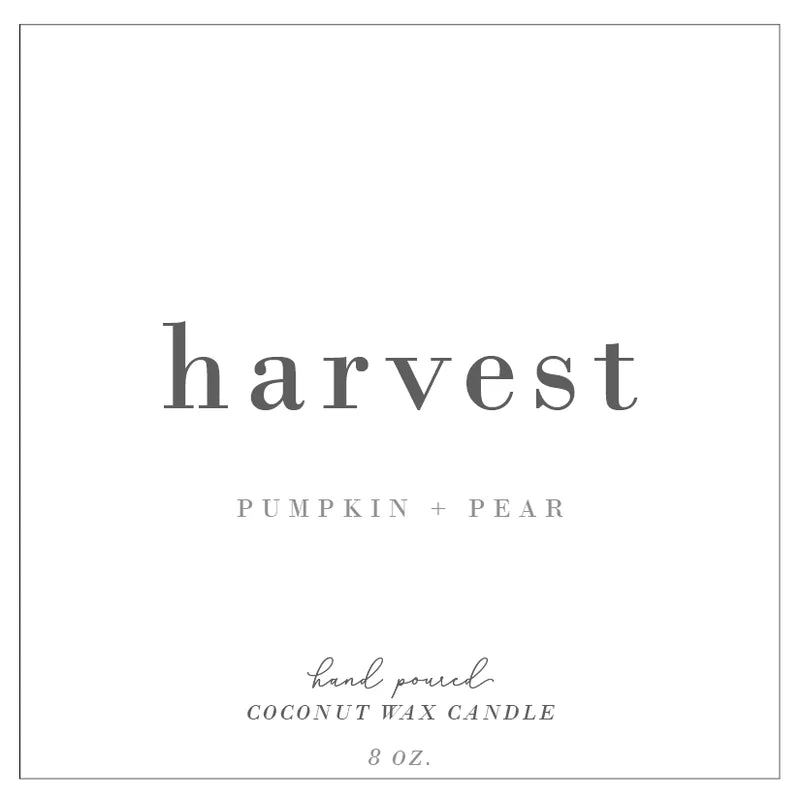 Harvest - Pumpkin & Pear Candle