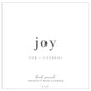 Joy - Fir & Cypress Candle