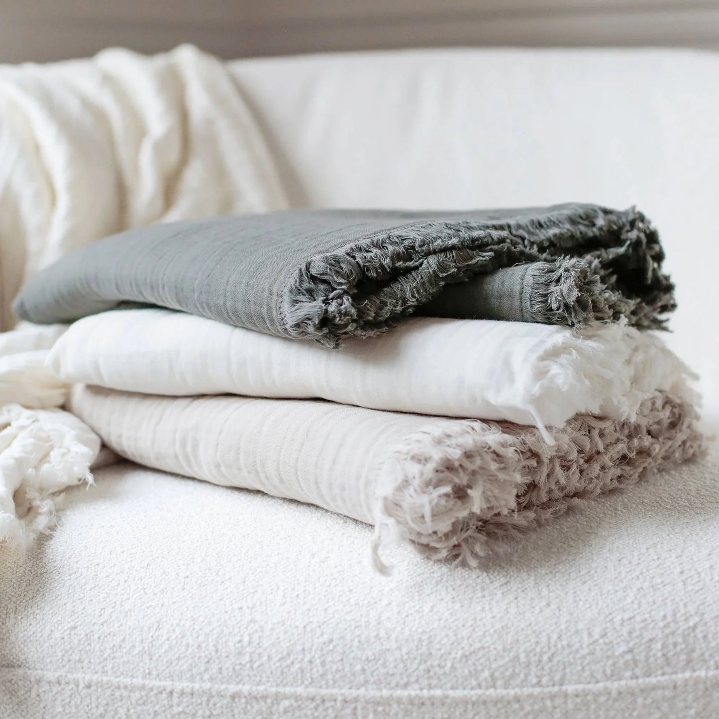 Gauze Throw - 3 Colors