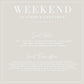 Weekend- Leather & Cardomon Everything Spray