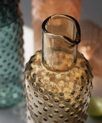 Bubble Glass Carafe with Tumbler