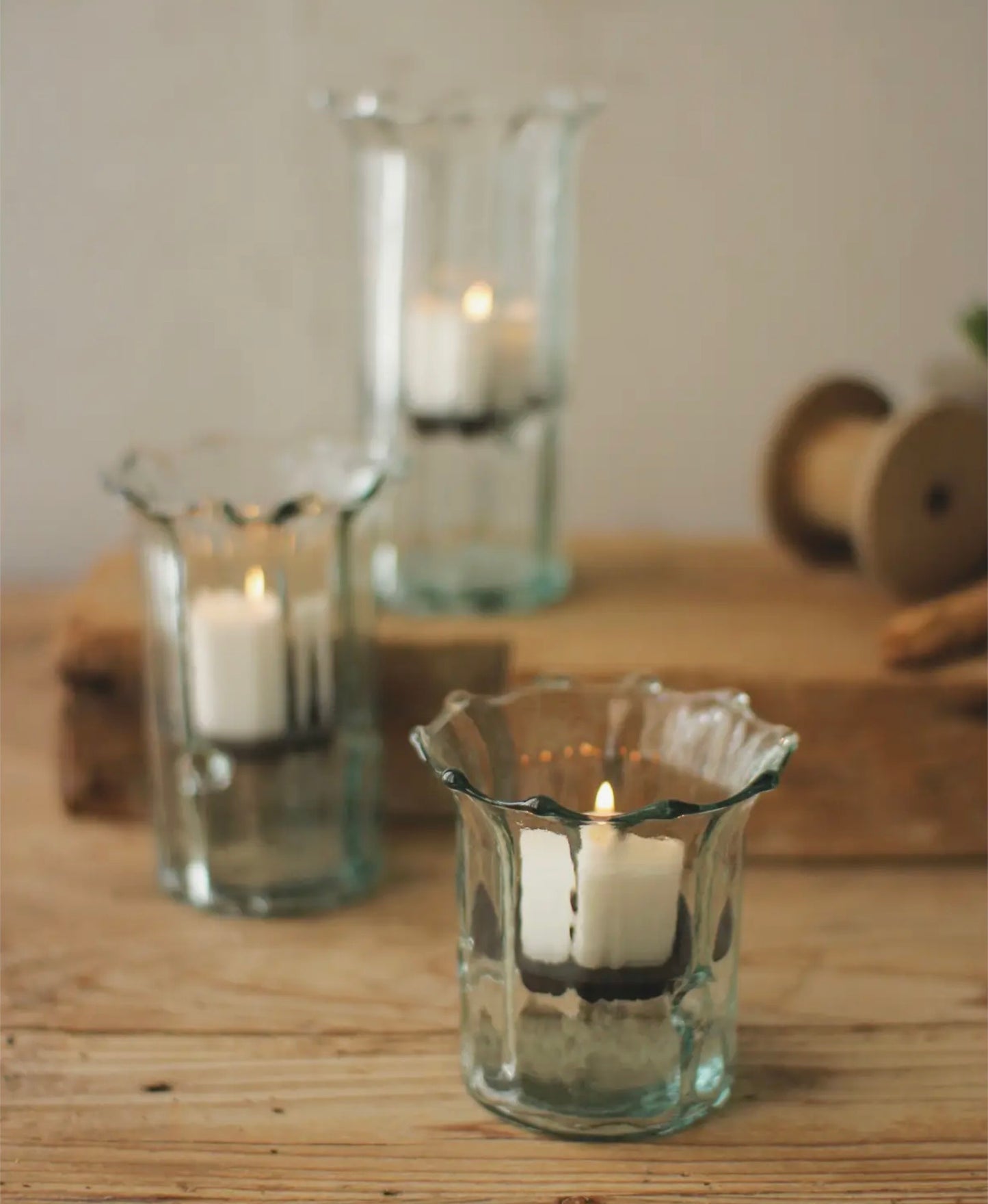 Ribbed Votive Hurricane