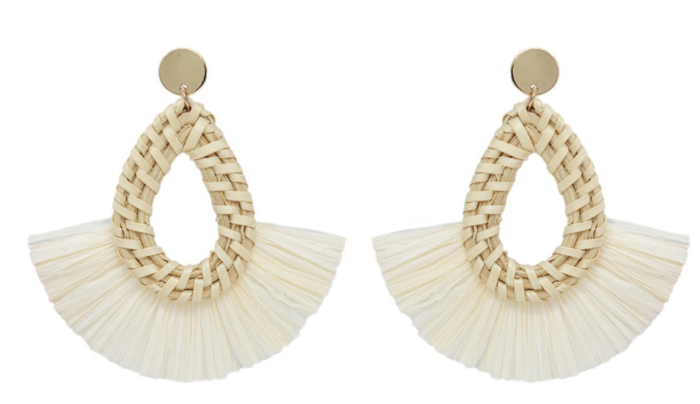 Raffia Earrings