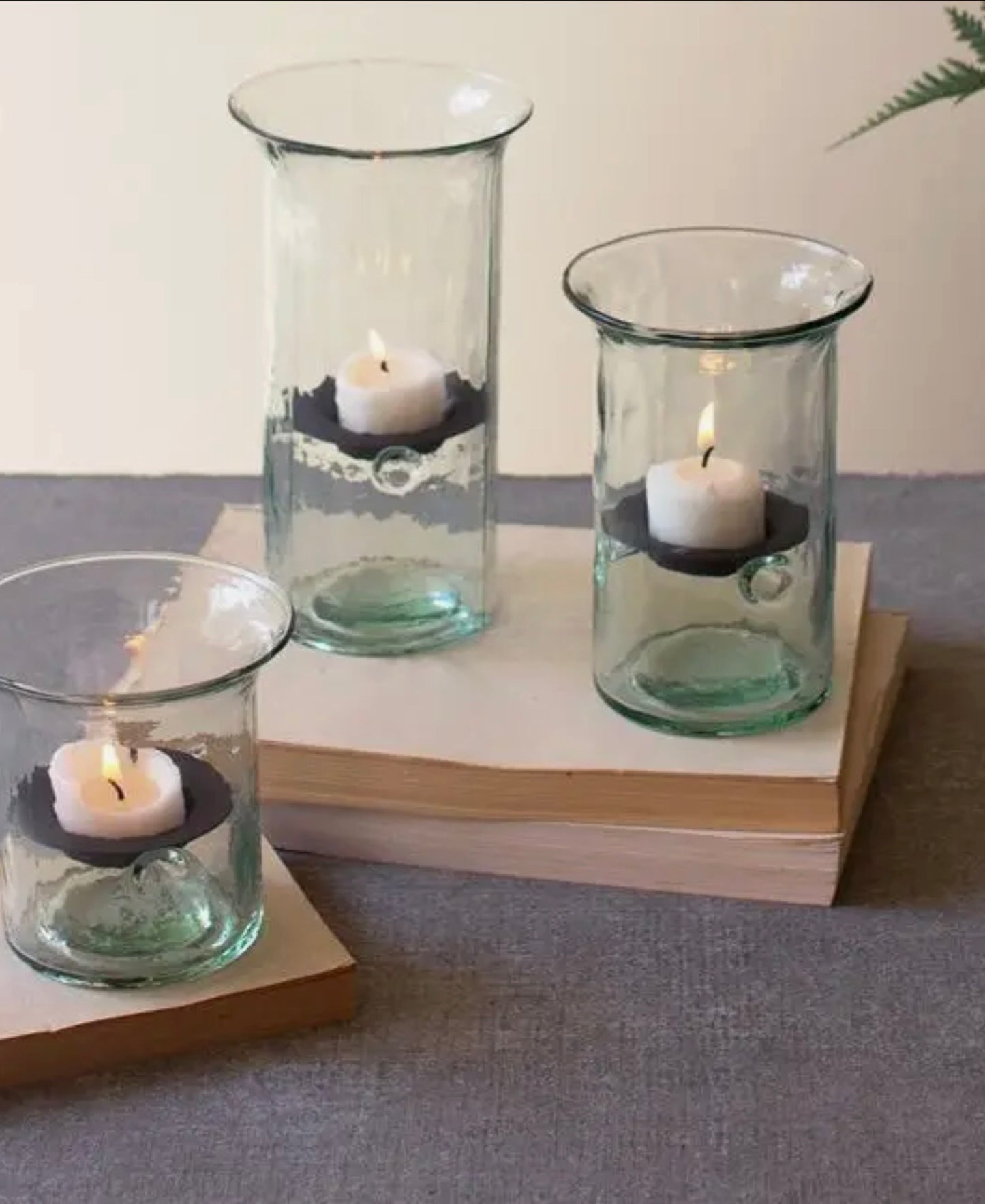 Ribbed Votive Hurricane