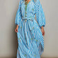 Blue & White Stripe Dress