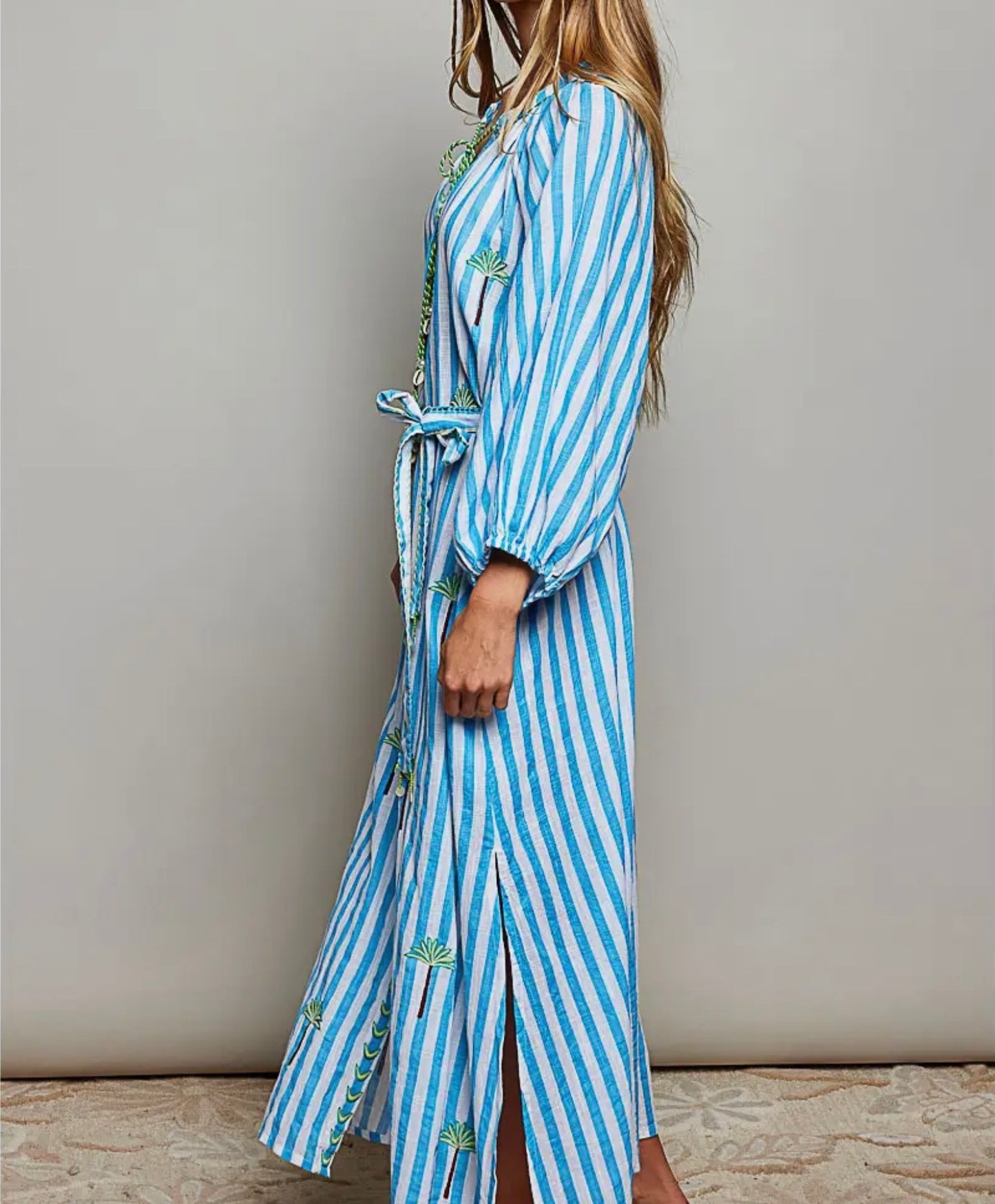 Blue & White Stripe Dress
