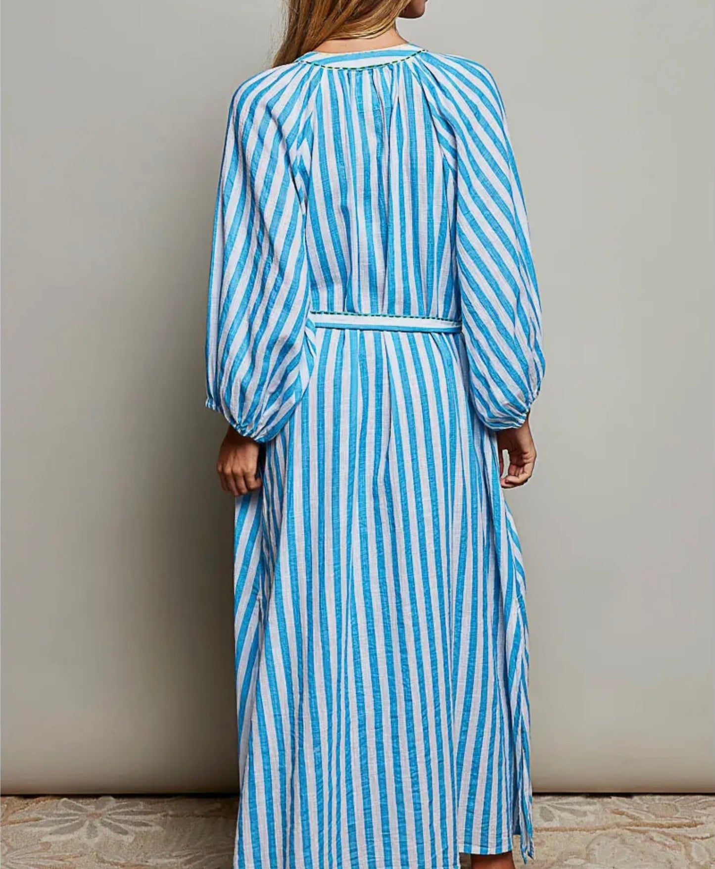 Blue & White Stripe Dress