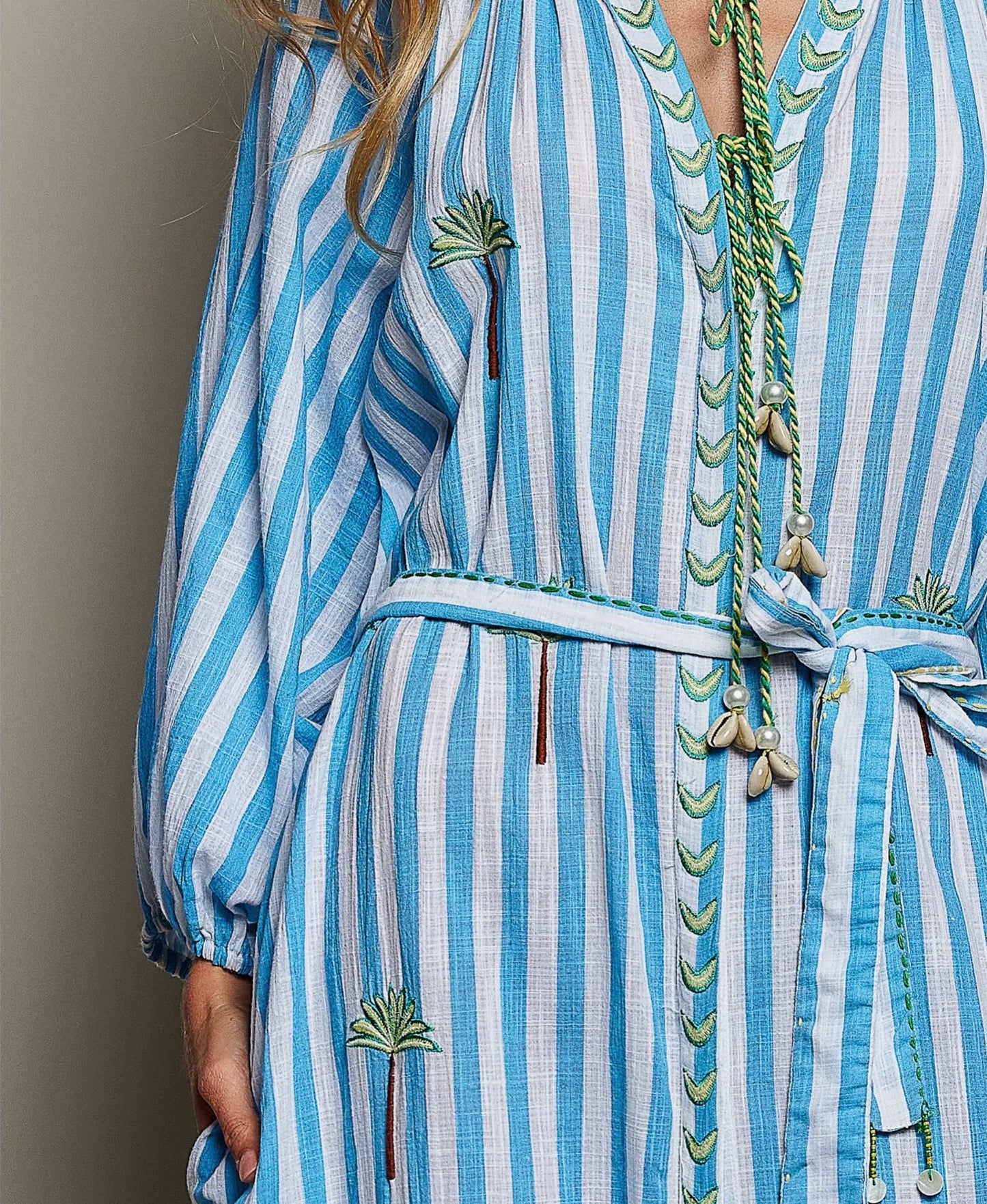 Blue & White Stripe Dress