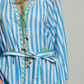 Blue & White Stripe Dress