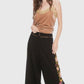 Black Embroidered Pants