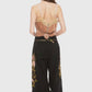 Black Embroidered Pants