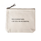 Canvas Zip Bag