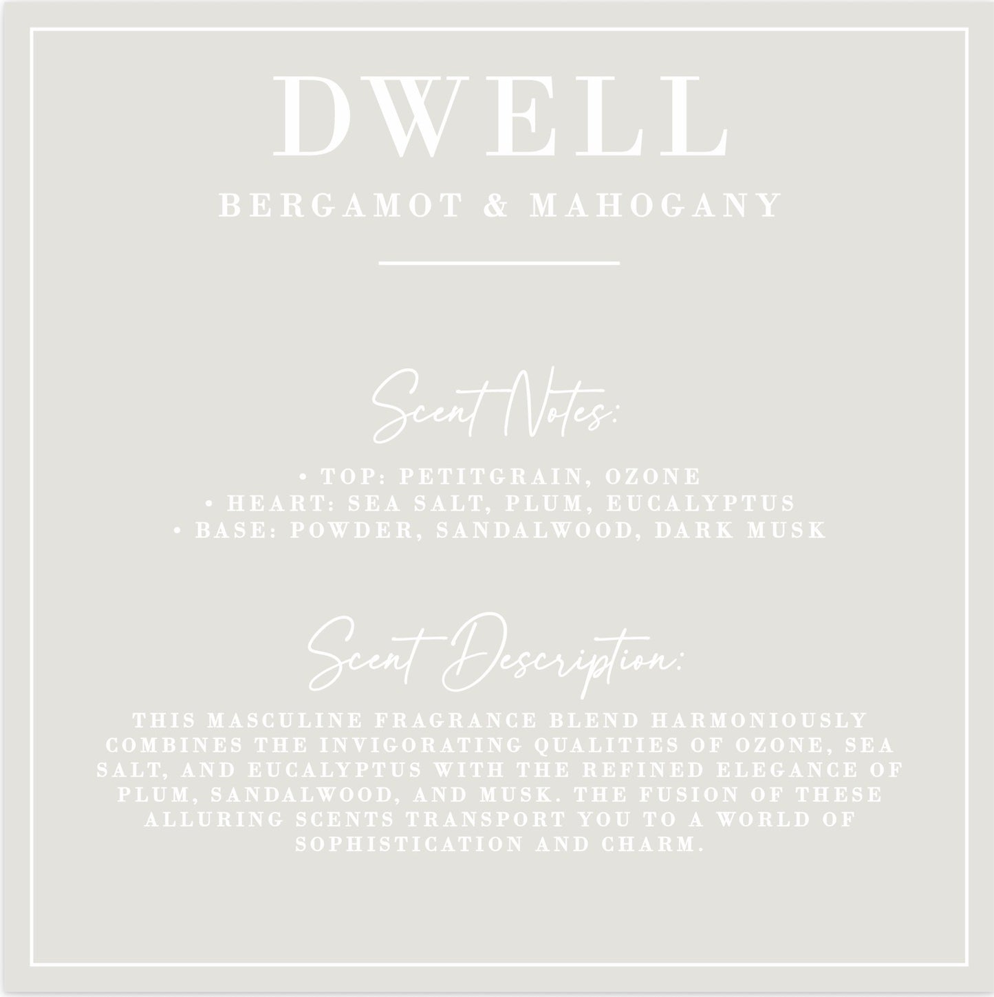 Dwell - Bergamot & Honey Candle